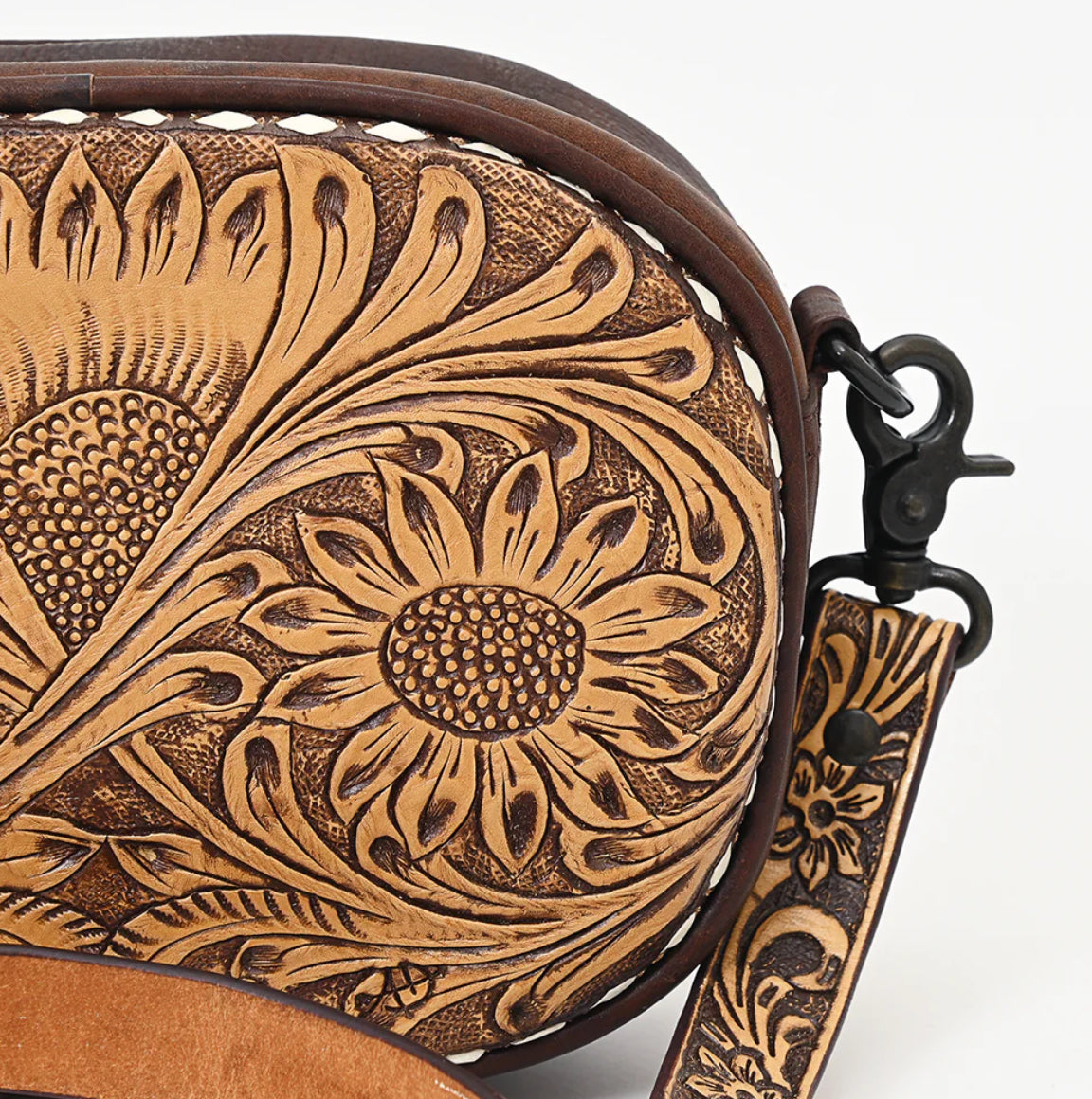 Camera Hand-Tooled Bag main image 1