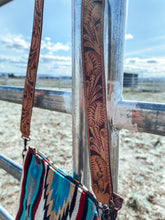 Turquoise Aztec Saddle Blanket Bag