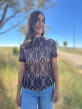 Annie Aztec Mesh Top