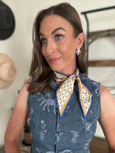 Royal Blue Floral Twilly