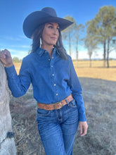A Little Bootstitch Denim Top