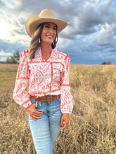 Roxie Print Blouse