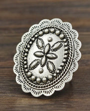 Concho Floral Scarf Slide