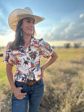 Sonny Cream Western Top