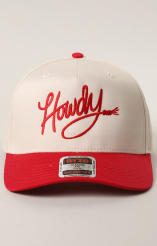 Howdy Cap Red