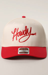 Howdy Cap Red