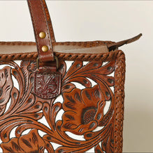 Tooled Briefcase Bag