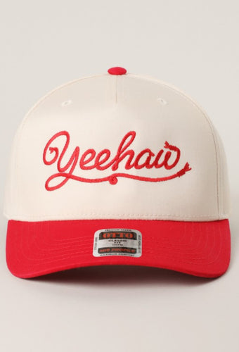 Yeehaw Cap Red Rope Font