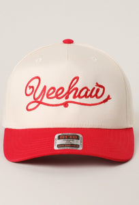 Yeehaw Cap Red Rope Font