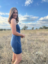 Corral Boot Stitch Denim Dress