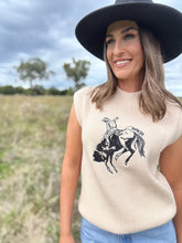 Howdy Bronc Knit Vest