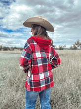 Embry Red Plaid Shacket