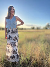 Bronc Mesh Maxi Skirt