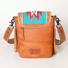 Cowhide Saddle Blanket Crossbody Bag