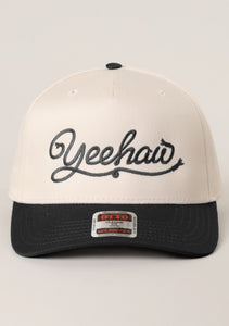 Yeehaw Cap Black Rope Font