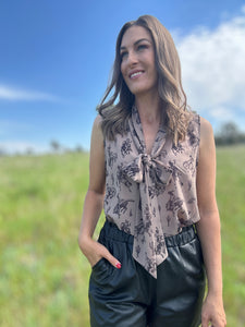 Colette Bronc Top
