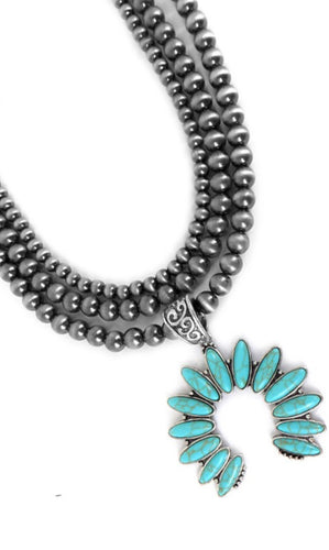 Squash Beaded Necklace Set