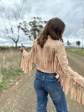 Serida Apricot Fringe Jacket