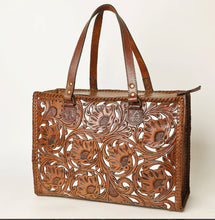 Tooled Briefcase Bag