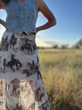 Bronc Mesh Maxi Skirt