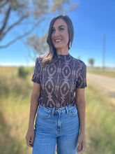Annie Aztec Mesh Top
