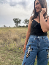 Halian Embroidered Tribal Jeans