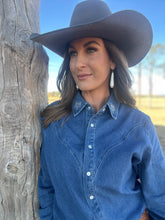 A Little Bootstitch Denim Top