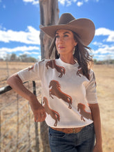 Running Horses Knit Top