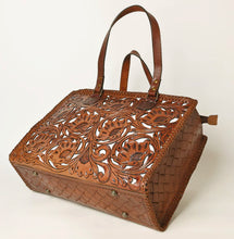 Tooled Briefcase Bag