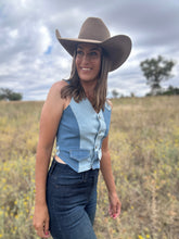 Cami Denim Patchwork Vest