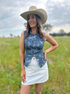 Cowgirl Dreams Denim Vest