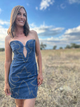 Corral Boot Stitch Denim Dress