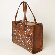 Tooled Briefcase Bag