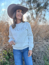 Horse Shoe Grey Sweater
