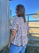 Spencer Western Graphic Bow Top