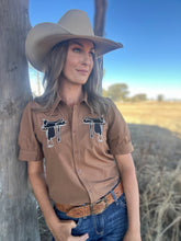 Saddle Embroidered Top