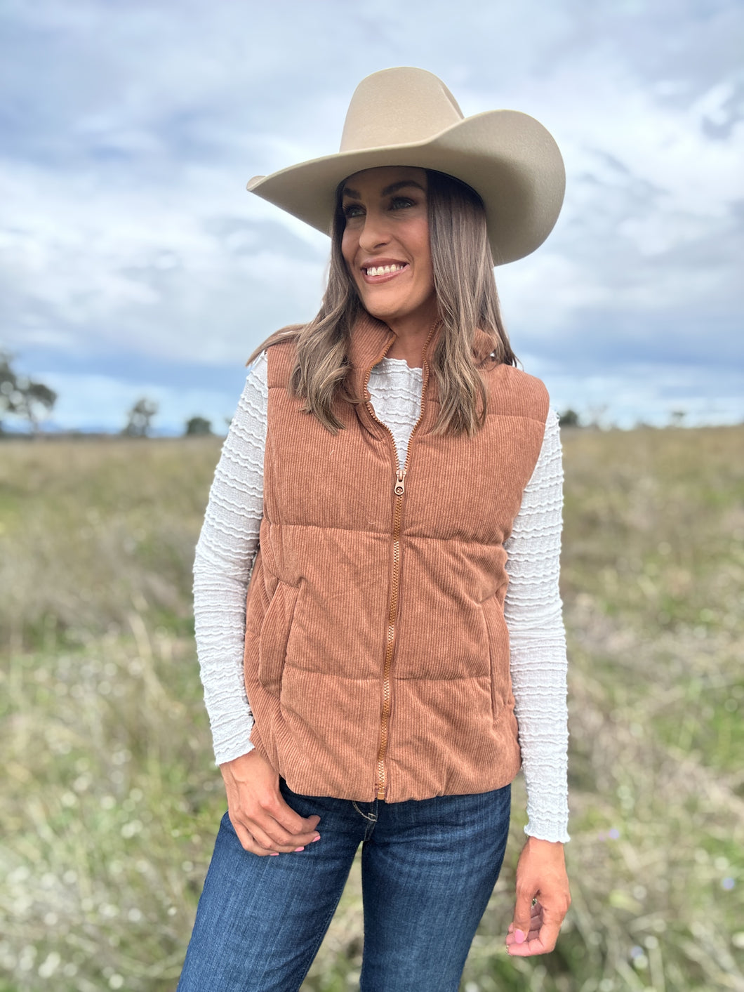 Lucie Corduroy Vest