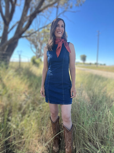 Deadwood Denim Body Con Dress