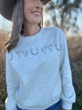 Horse Shoe Grey Sweater