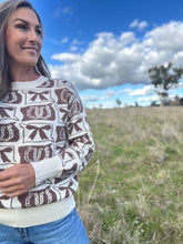 Horse Shoe Sweater