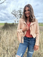 Serida Apricot Fringe Jacket