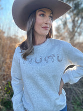 Horse Shoe Grey Sweater