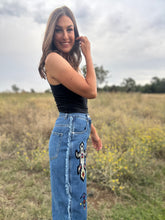 Halian Embroidered Tribal Jeans