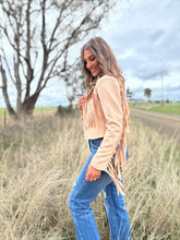 Serida Apricot Fringe Jacket