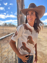Running Horses Knit Top