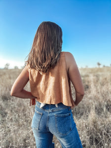 Suede Vest
