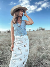 Off White Contempo Cowgirl Skirt