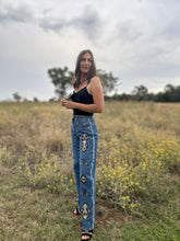 Halian Embroidered Tribal Jeans