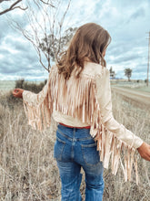 Serida Apricot Fringe Jacket