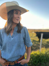 Layton Denim Top